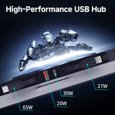 Center Console USB Hub for Tesla  Model Y Juniper 2025+/ Model 3 Highland 2024+
